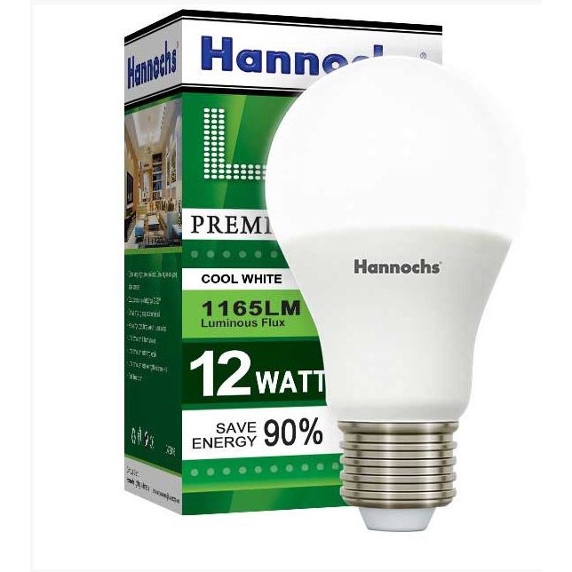  Lampu  Led  Hannochs  12w 12 Watt  Shopee Indonesia