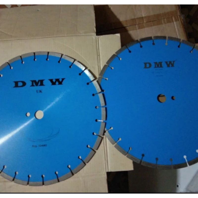 Diamond cunttng wheel/Diamond Roda pemotong batu 16 inch merek DMW JAPAN