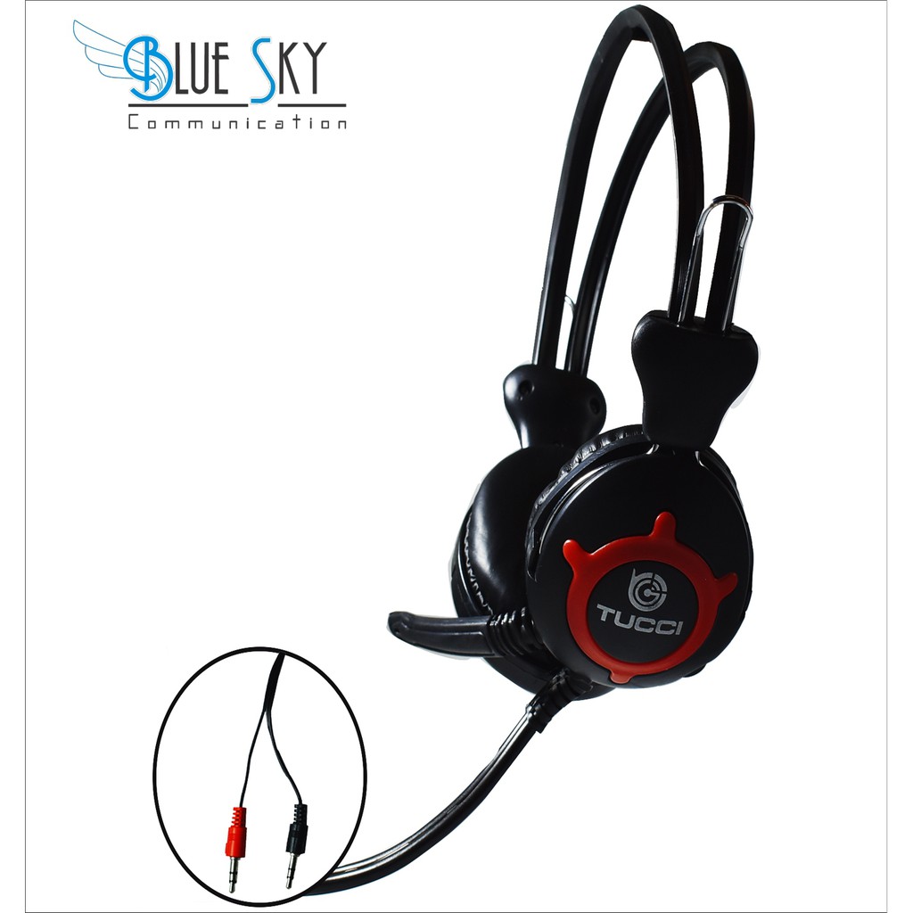 HEADSET HEADPHONE EARPHONE DJ GAMING TUCCI TC-L780MV PLUS MIC