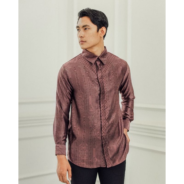 Griffin Shirt Kai Koko Maroon L XL by Geulis