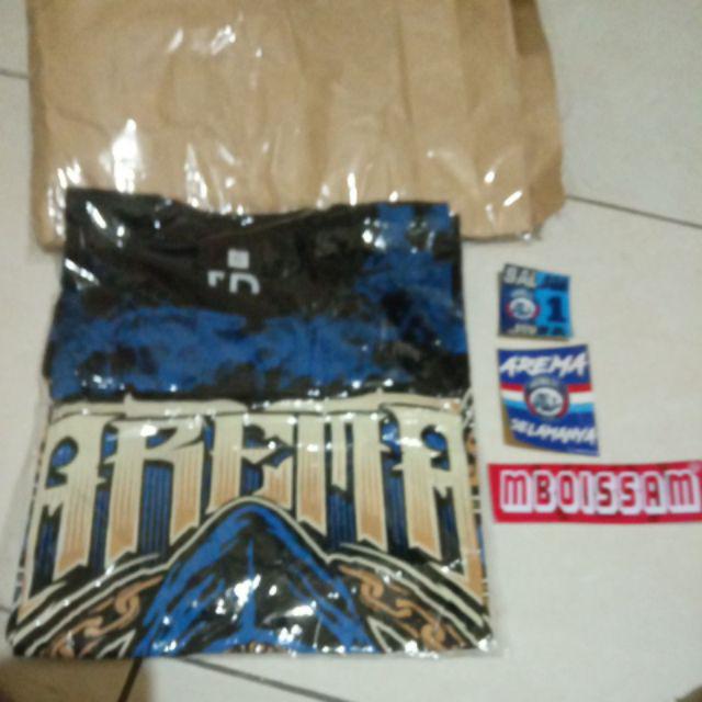 Baju Kaos Arema Fc Motif Warna Putih Cewek Cowok Aremania Aremanita 2019 Bagus Murah Mboissam Kc71