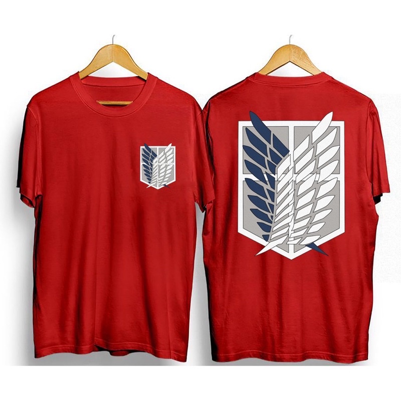 ATTACK ON TITAN KAOS ATTACK ON TITAN BAJU ATTACK ON TITAN T SHIRT PRIA WANITA KAOS AOT ANIME JEPANG