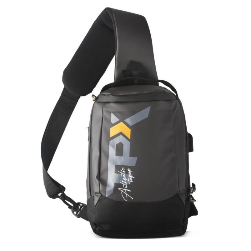 Waistbag USB Waterproof Slingbag  Premium Onix Zetshop