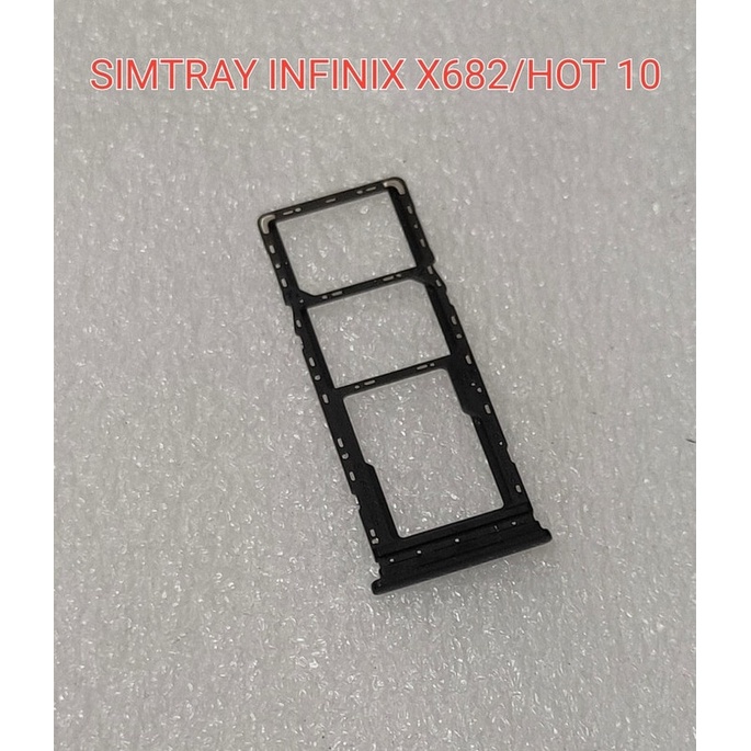 Slot Tempat Dudukan Simcard Simtray Sim Tray Card Lock Infinix Hot 10 X682