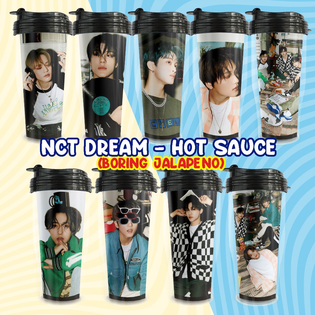 Tumbler NCT Dream Hot Sauce (Boring Jalapeno) Botol Minum Merchandise KPOP Murah Unofficial