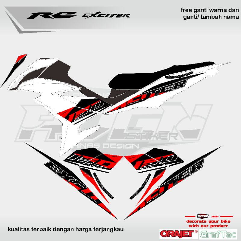 striping exciter rc mx king 150