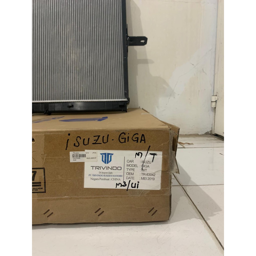 Radiator assy Isuzu Giga MT Manual TR-83042 TRIVINDO