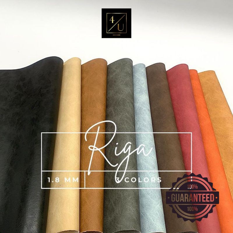 SUPPLIER Kain Sintetis Meteran BERGARANSI PVC - RIGA 1x1.37M Bahan Tas Oscar