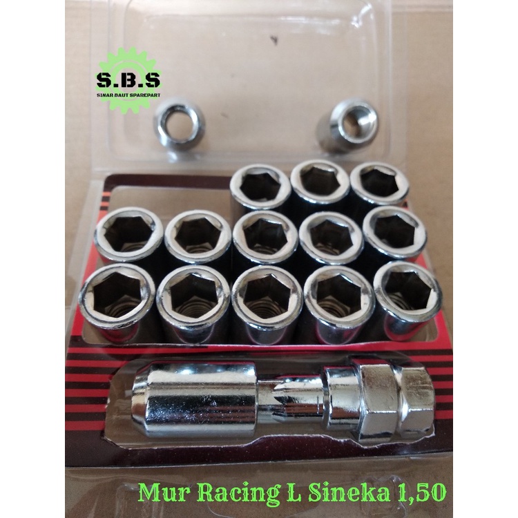 MUR RACING L SENECA - 12 X 1,50 (16pcs + 1 KUNCI)