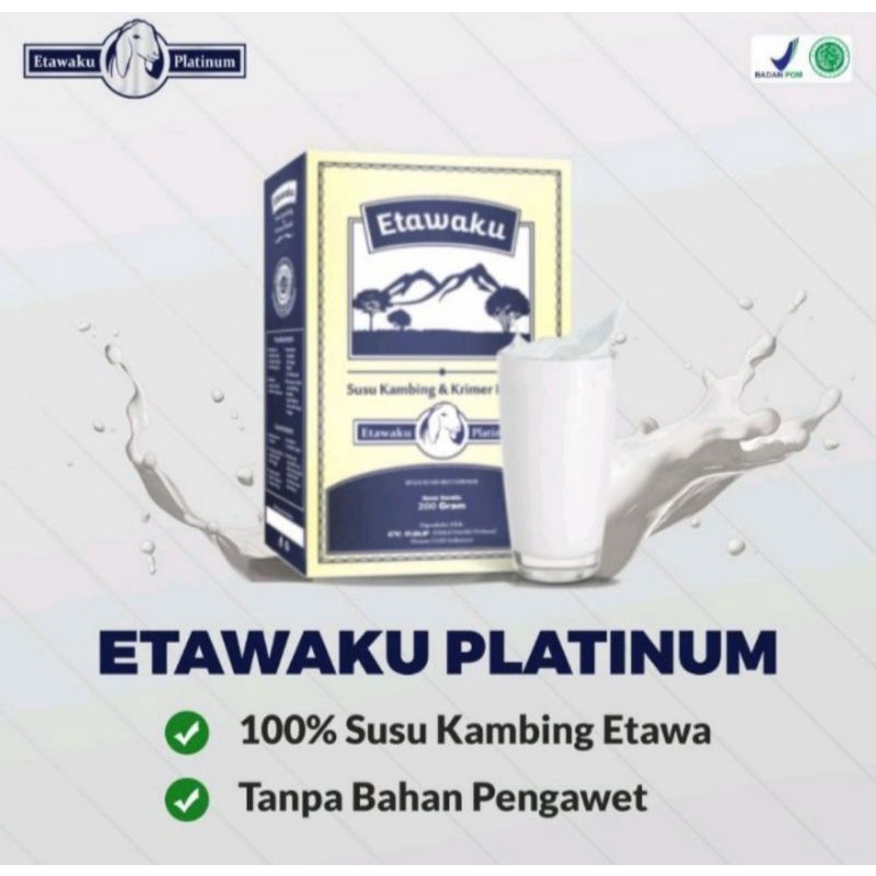 

Susu kambing etawaku platinum rasa original 200g