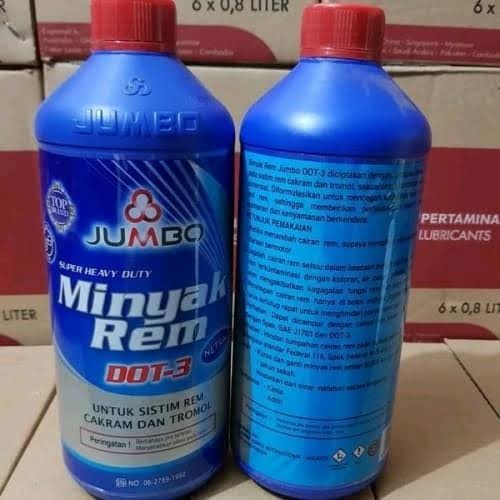 Minyak Rem jumbo MERAH DOT3 - 1 LITER