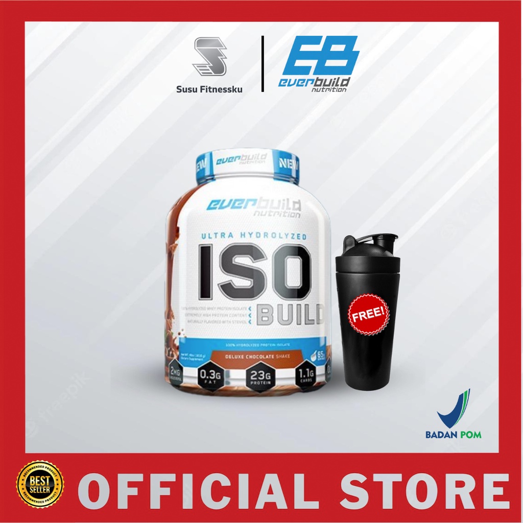 Jual Everbuild Iso Build 5lbs Hydrolized Whey Protein Isolate Seperti Iso 100 ANS N ISO Shopee