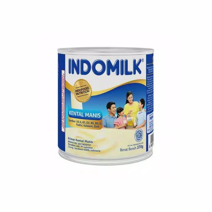 

Indomilk Susu Kental Manis Plain 370gr