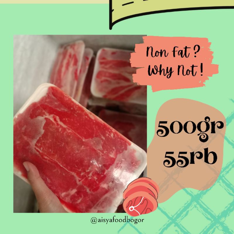 

Daging SLICE LOWFAT Sirloin slice