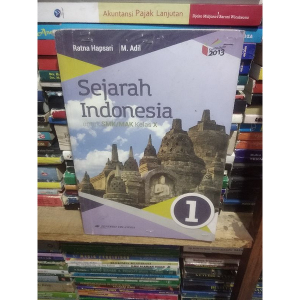 buku sejarah Indonesia SMK/MAK kelas1-10 penerbit Erlangga