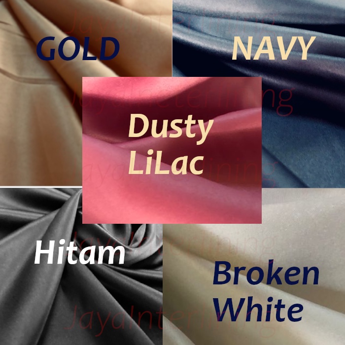 Bahan Kain  Satin Sateen Premium Jenis Velvet Lebar 150 CM harga Per METER