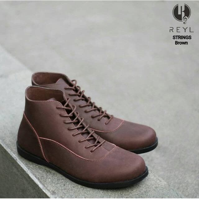 Sepatu Original REYL Strings Boots Handmade Men Premium