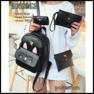 Stylish Backpack Totebag Co Chelsea Pokemon Set Tanpa Stylish Backpack Totebag Co Chelsea Pokemon Set Tanpa