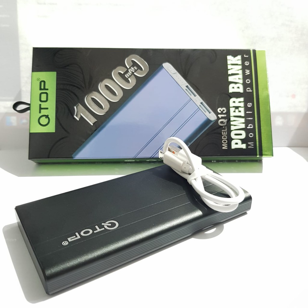 Powerbank QTOP Mobile Power 10000mAh Q13  ORIGINAL 100% [QTOP.ID]