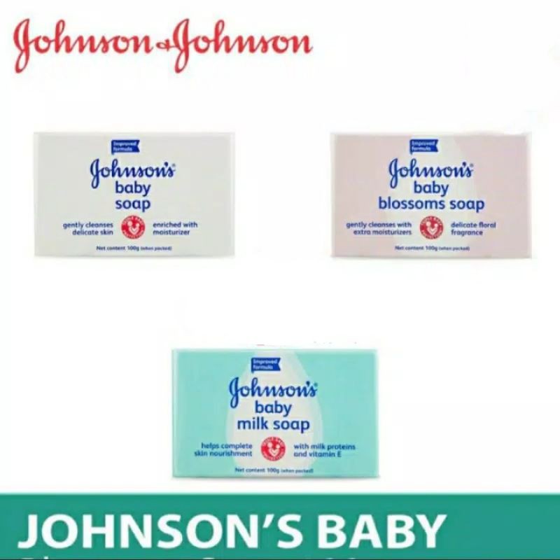 JOHNSON'S BABY SOAP 100GR / SABUN BAYI / SABUN MANDI BAYI / SABUN BATANG BAYI