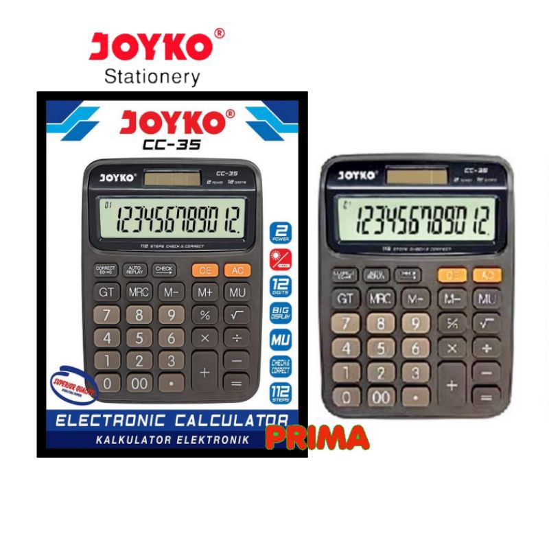 

KALKULATOR JOYKO CC 35 (12 DIGIT)