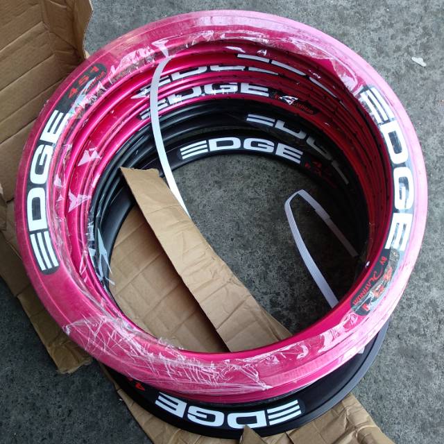 Velg Edge 20 451 28hole satu set RED