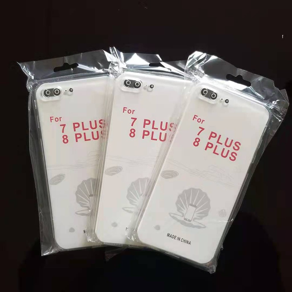 Softcase IPhone 13 12 11 Pro Max X XS 6 7 8 Transparan BeningCase IPhone Case silikon anti licin-lPhone 7/8 PLUS