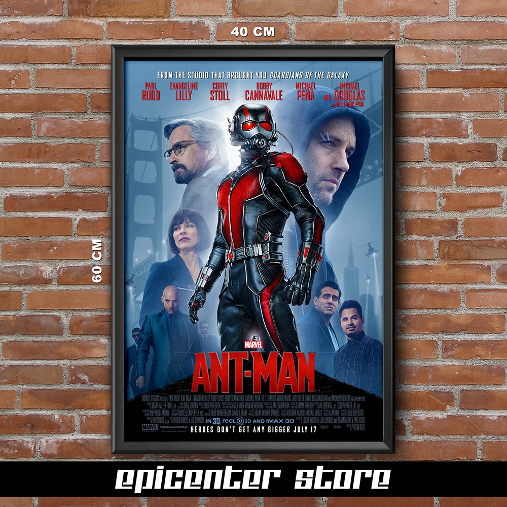 Poster Film Ant Man - Official 40x60 + Frame