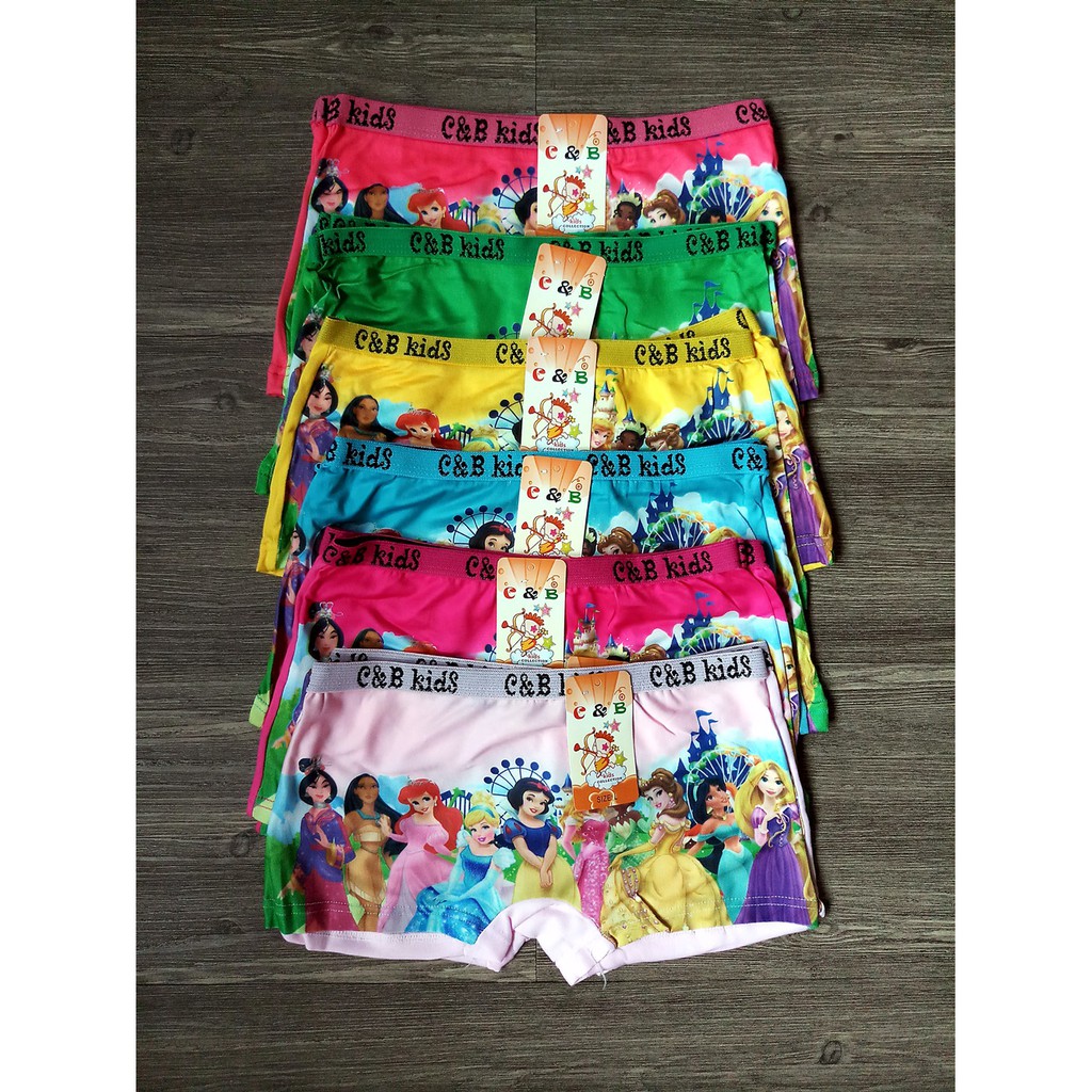 - 3 Pcs - Boxer / Celana Dalam Anak Perempuan Karakter