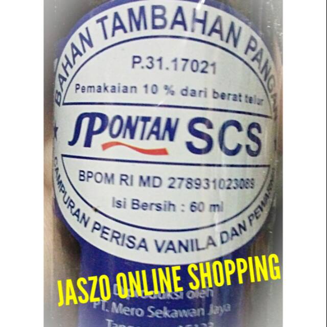 

Pelembut kue SPONTAN 60ml