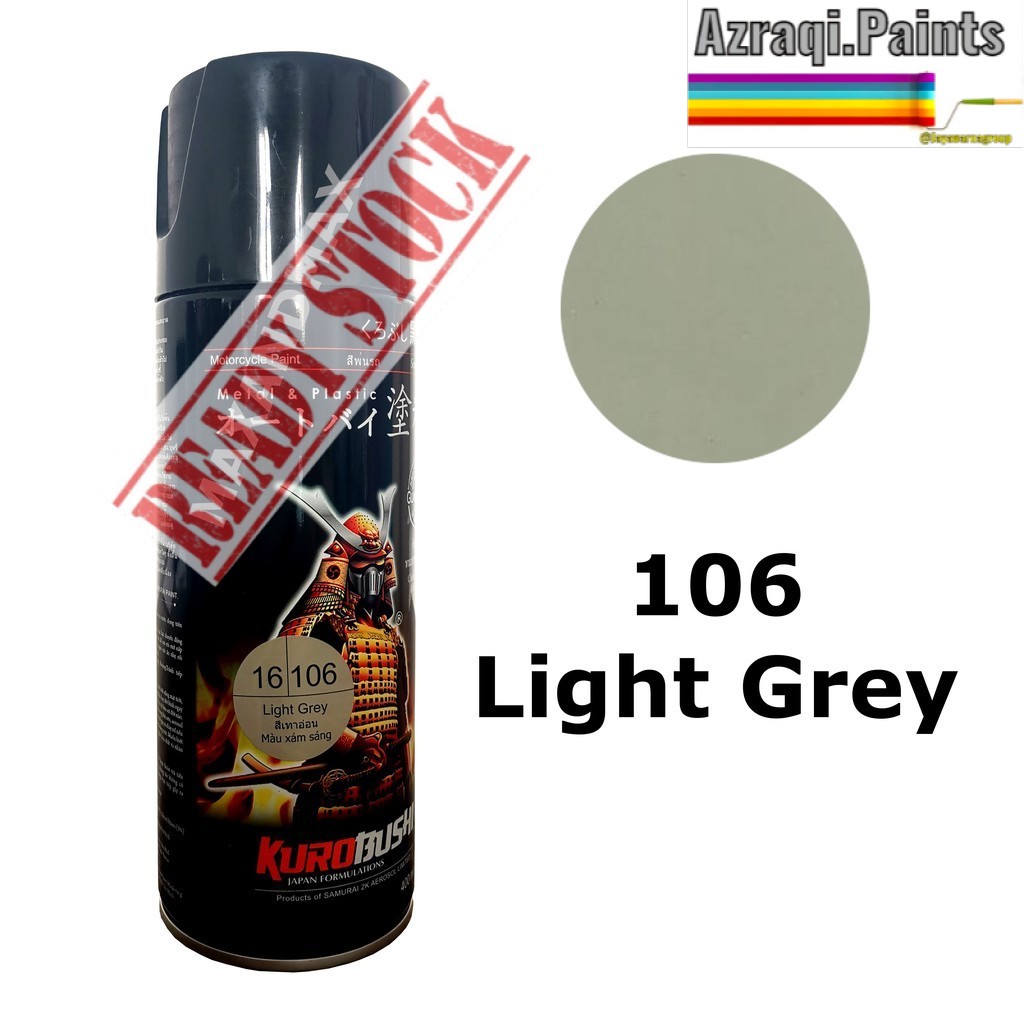 Samurai Paint Light Grey 106 Abu Abu Muda 400 ml - Cat Semprot