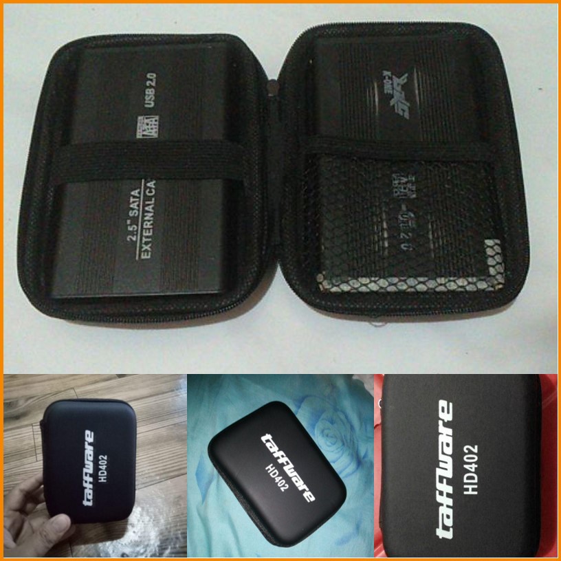 Taffware EVA Shockproof Case HDD 2.5 Inch Hardisk power bank case dll Grab Medan