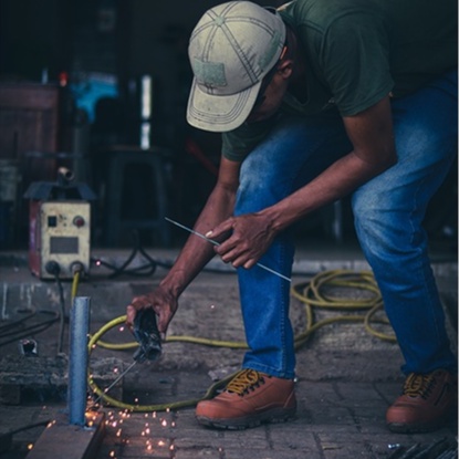 Sepatu Safety Pria Boots Ujung Besi - Septi Kerja Proyek Lapangan BISA [COD] / BAYAR DI TEMPAT - Robweld Original