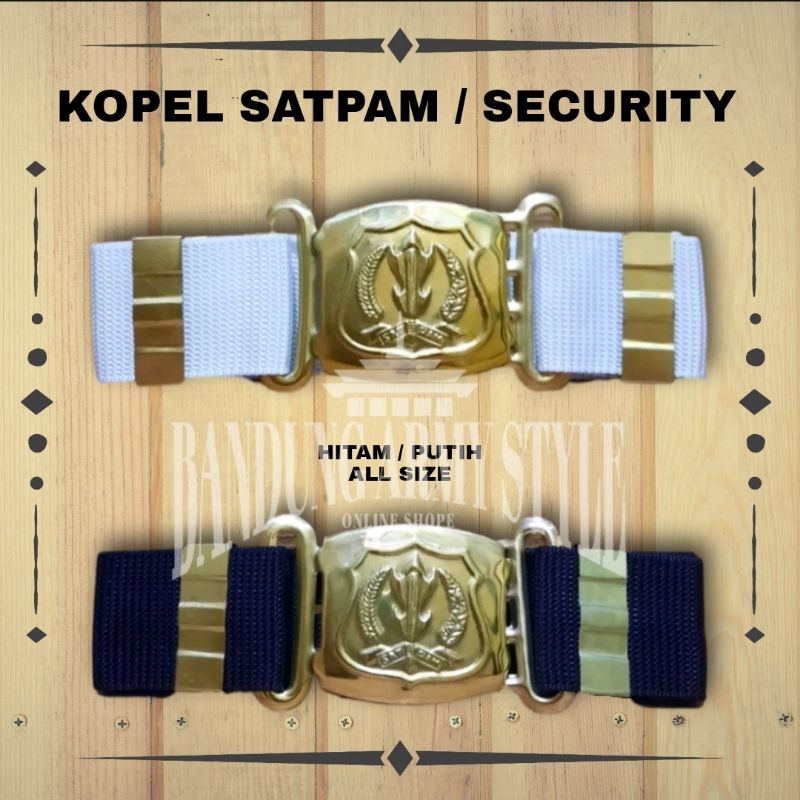 SABUK KOPEL SECURITY SATPAM BRIMOB KEAMANAN IKAT PINGGANG PDL PDH MURAH BERKUALITAS BANDUNG