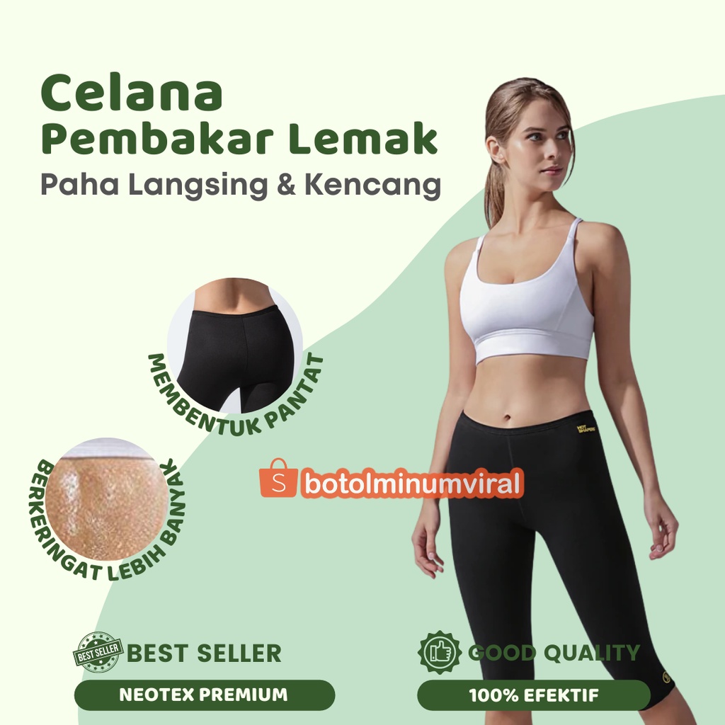 Celana pembakar pelangsing lemak perut buncit pinggang paha Maksimal PREMIUM