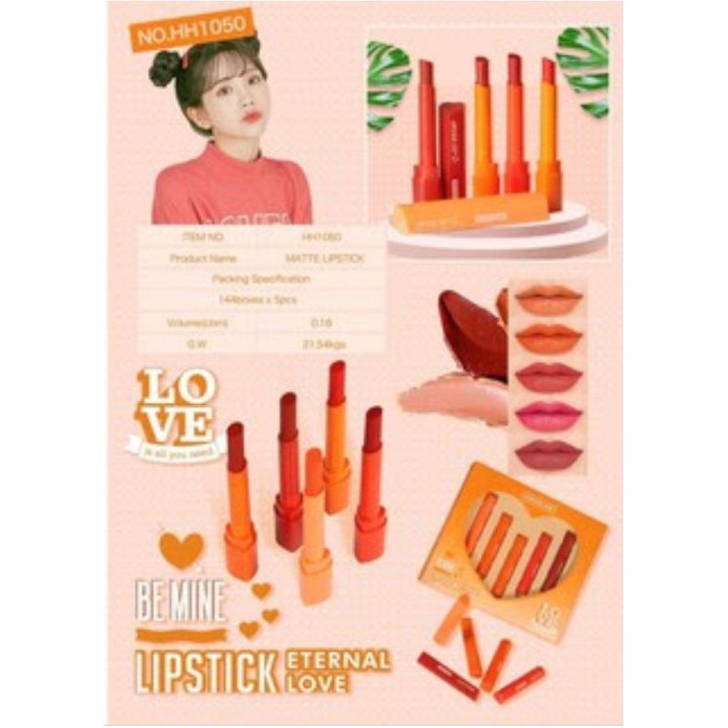 HASAYA GIRL LIPSTICK ENTERNAL LOVE 1BOX HH1050