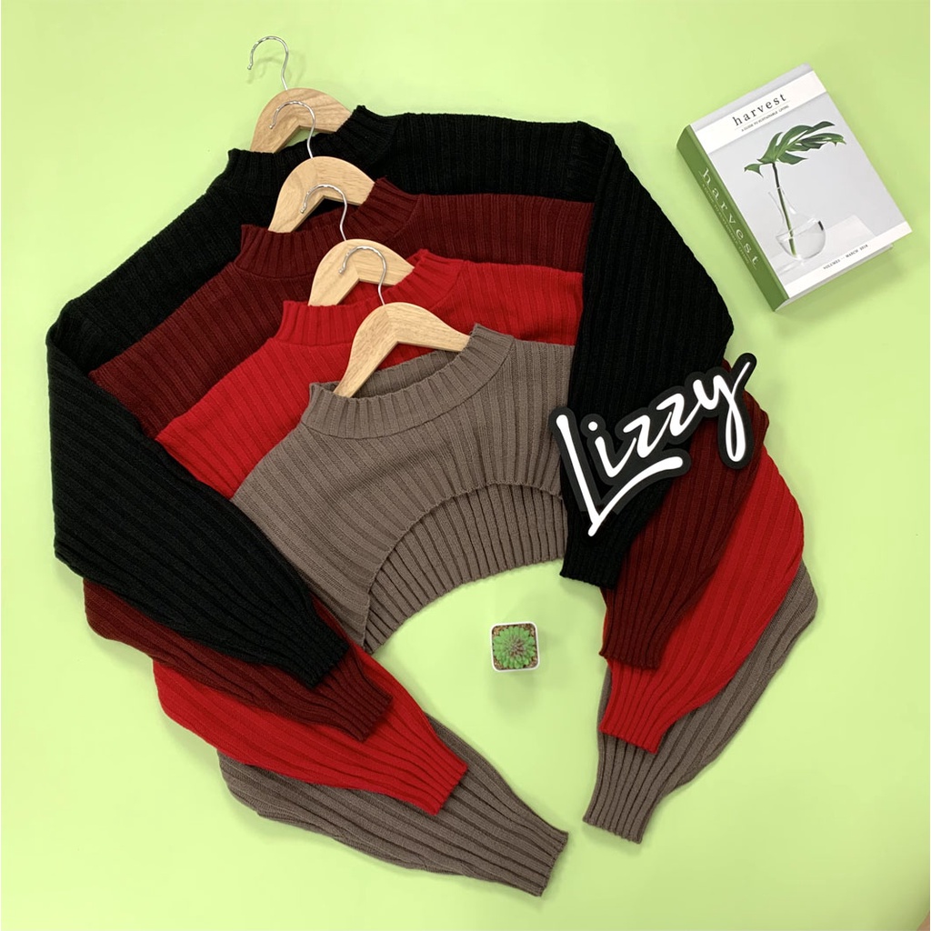 Lizzy - YOURA CROP SWEATER PREMIUM