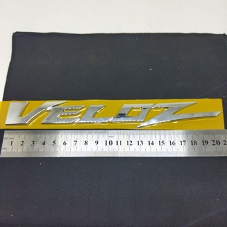 Jual emblem tulisan merek logo stiker VELOZ chrome original | Shopee