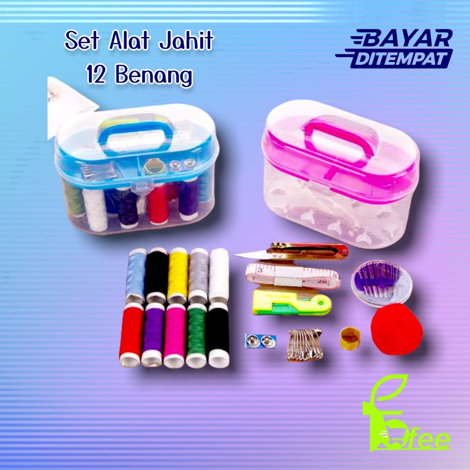 [IMPORT] -  Sewing Kit Box Ukuran Besar - Peralatan Jahit