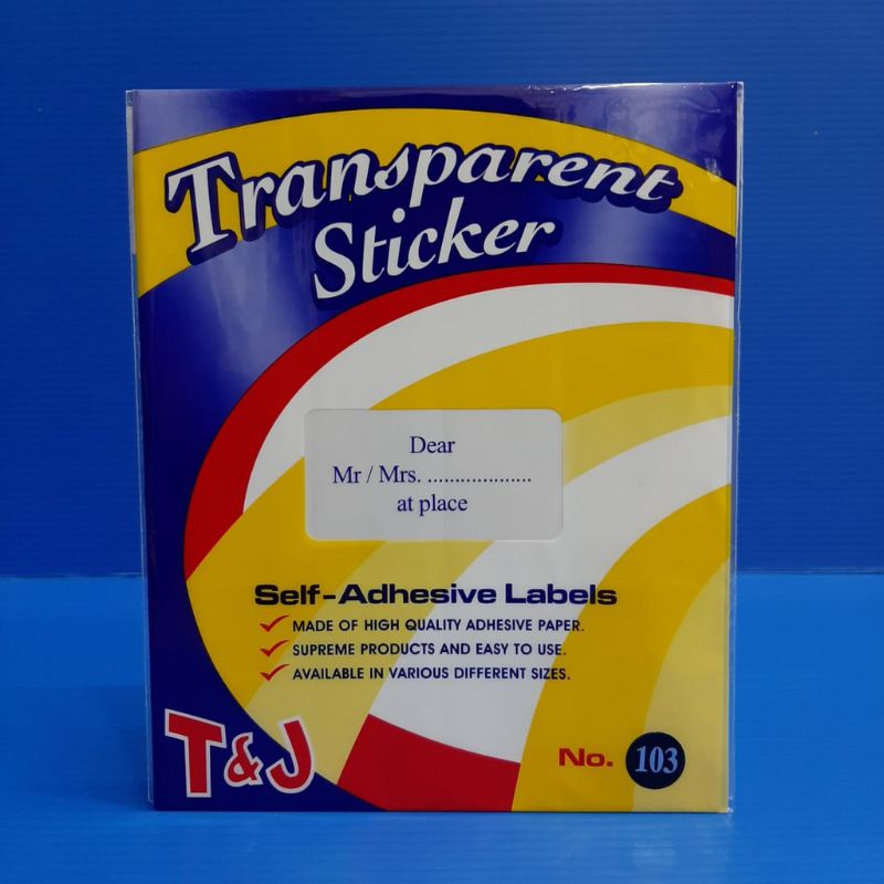 

tom & jerry sticker labes transparant 103