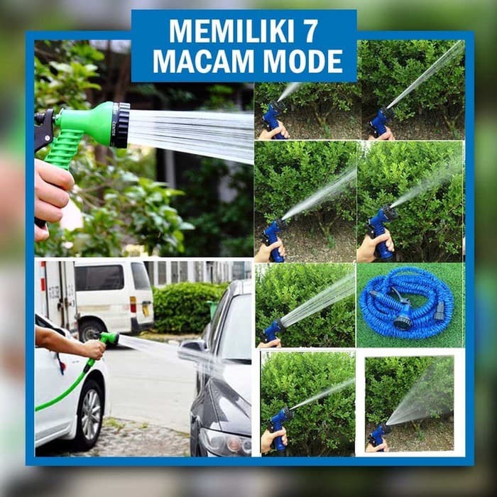 FREE SELANG 30meter Amazing portable hose 7 in 1 seperti foto