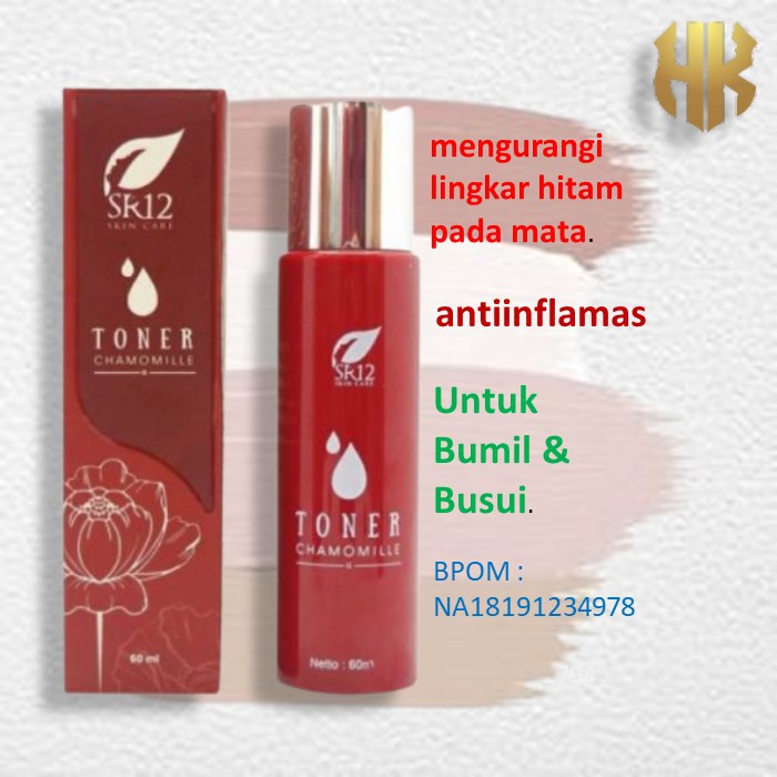 Toner wajah glowing bpom untuk kulit kelupas kering kusam berjerawat pria wanita bumil busui 60ml
