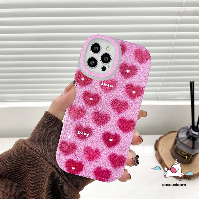 Love Heart Case Realme C55 C30 C53 10 Pro Plus 8i C21Y C35 C25s C31 9i 8c15 C25 C12 C11 GT 7i C17 7 5i C25Y 5 5S 6i C3 C20 8Pro 6 C20A C11 6s Sweater Pola Oval Soft Case Lensa