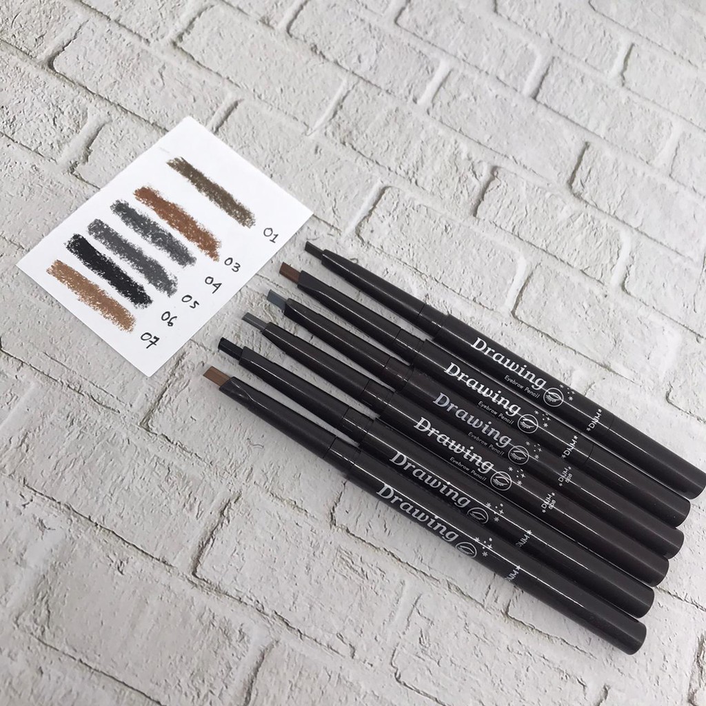 [+Brush] DNM AUTOMATIC DRAWING EYEBROW PENCIL + BRUSH / DNM PENSIL