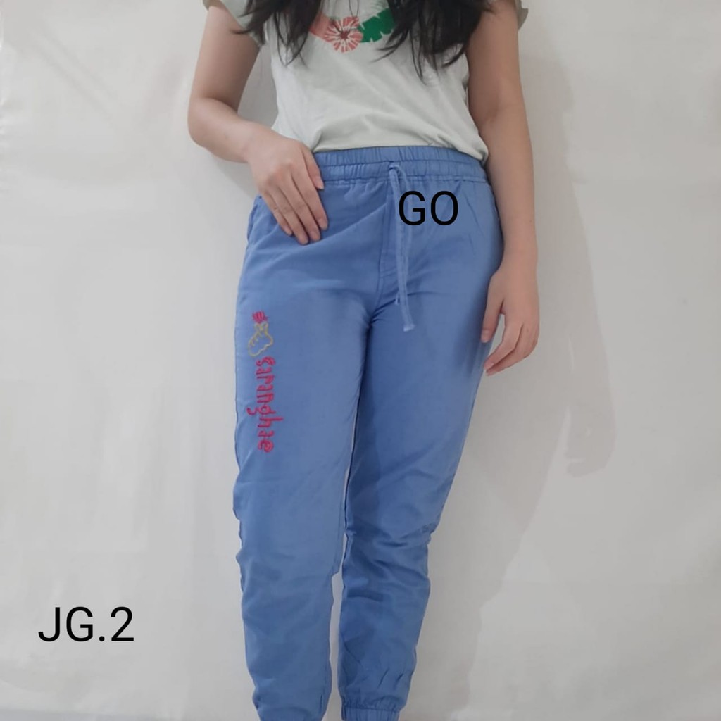 BB. ADN CELANA JOGER SOFT JEANS Celana Cewek