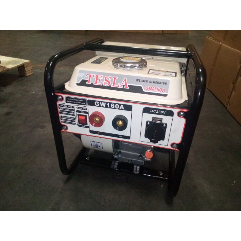 genset las 160a Tesla 2 in 1 output genset 1000 Watt