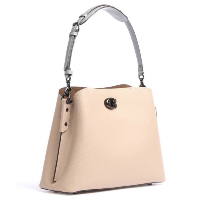 Coach Willow Shoulder Bucket Bag Beige (C2590)