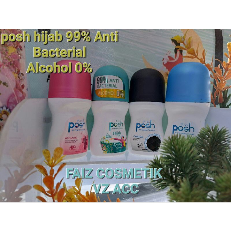 POSH Roll On Whitening,hijab Botol 50ml