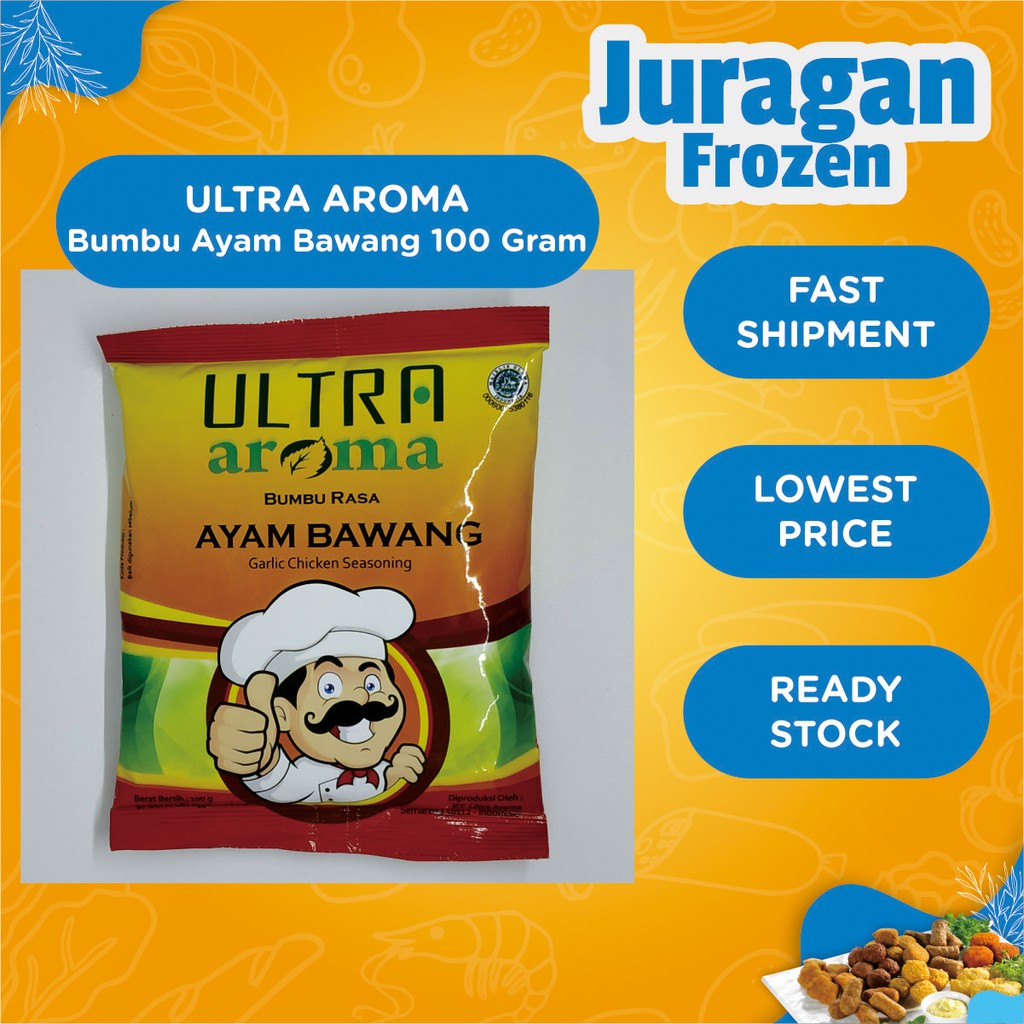 

Ultra Aroma Bumbu Tabur Ayam Bawang 100 Gram