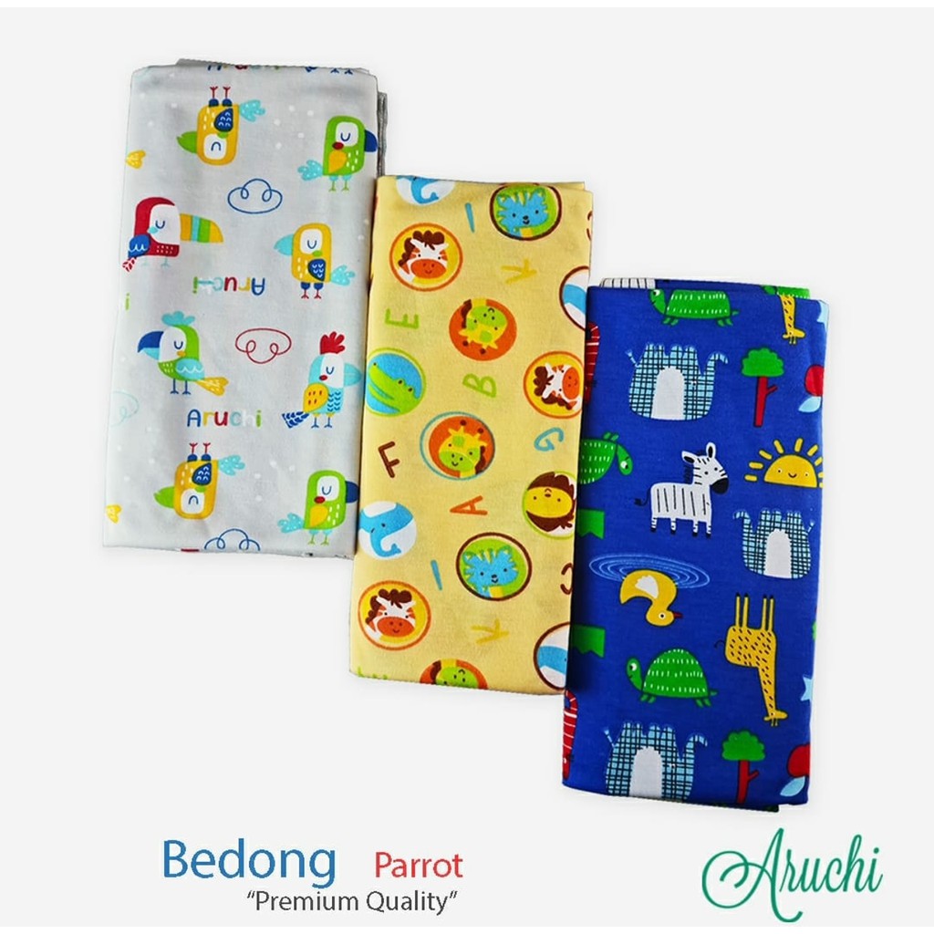 3pcs Bedong Bayi Aruchi Bahan Lembut &amp; Nyaman